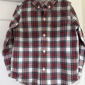 Janie and Jack Boys Multicolor Plaid Shirt